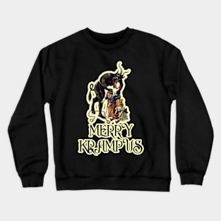 Merry Krampus Crewneck Sweatshirt